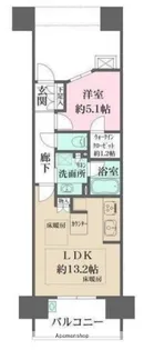 ザ・広島フロント【2階】の間取り