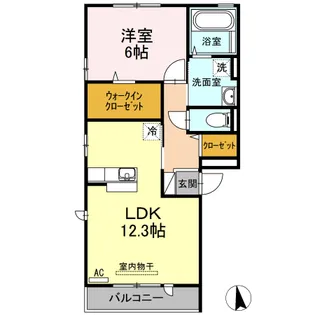 ELLIS C棟【3階】の間取り