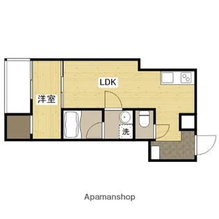 (仮称)MOVE旭園SOUTH【2階】の間取り