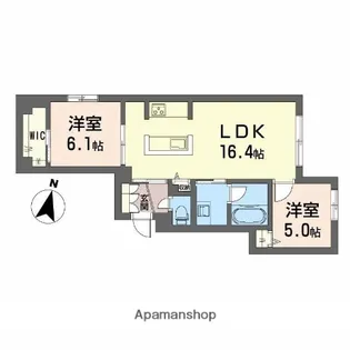 プライムフェルトⅡ【1階】の間取り