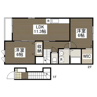 マイネファミーリエ2【2階】の間取り