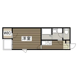 レオネクスト美 EGAO【101号室】の間取り