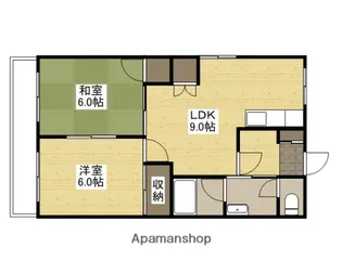 グランソレイユⅡ【1階】の間取り
