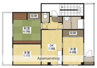 田中ビル【3階】の間取り