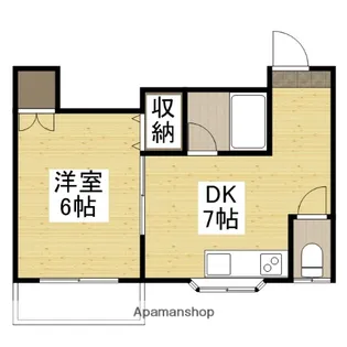 パルコ中央北【2階】の間取り