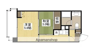 モア・マリオ平和公園【8階】の間取り