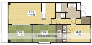 サンライズ三滝橋【5階】の間取り