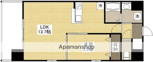 広島県広島市南区西蟹屋1丁目【マンション】の間取り