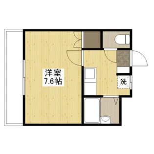 コーポリヴィエール39【1階】の間取り
