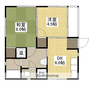 古本三ビル【4階】の間取り