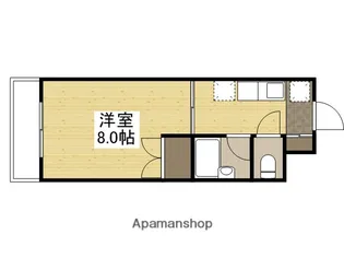パティシェール吉川Ⅱ【1階】の間取り