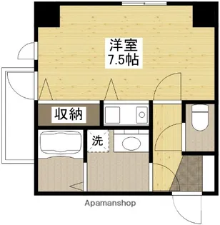 リバーフロント上大須賀【4階】の間取り