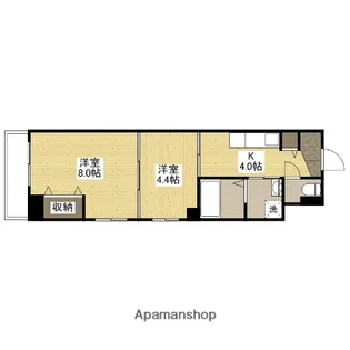 PISO SIESTA【4階】の間取り