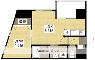 KATAYAMABLDG24【4階】の間取り