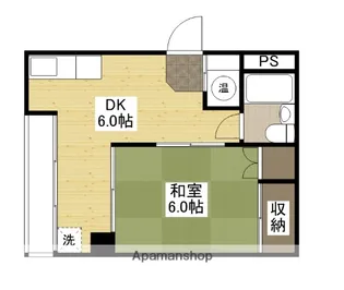 炭本ビル【2階】の間取り