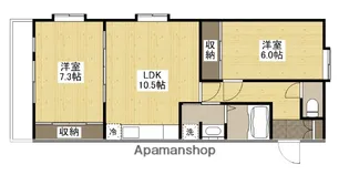 ルミエール翠町【2階】の間取り