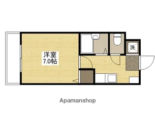 ソレイユ寺井【3階】の間取り