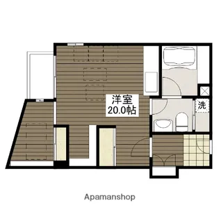 ナビオナルト【2階】の間取り