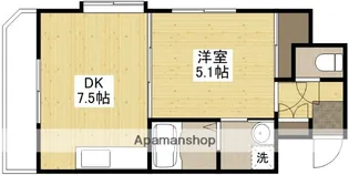ベラ福本【6階】の間取り