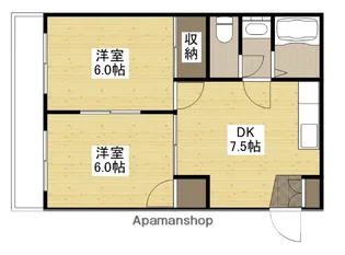 宇品川手ビル【5階】の間取り