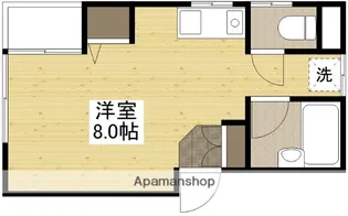 ポートサイド御幸【3階】の間取り