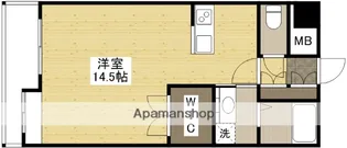 シティハイツ宇品【3階】の間取り