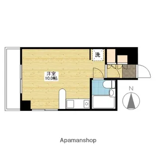 清水ハイツ【3階】の間取り