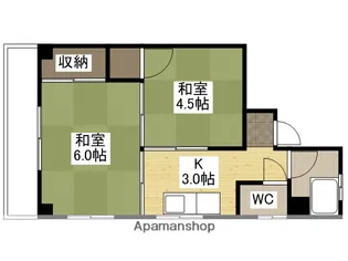 西林ビル【3階】の間取り