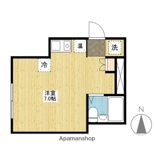シャルム舟入1【4階】の間取り