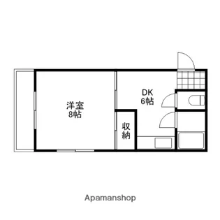 二反田ビル【1階】の間取り