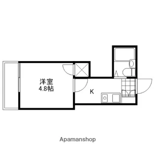 サンライフ東雲【7階】の間取り