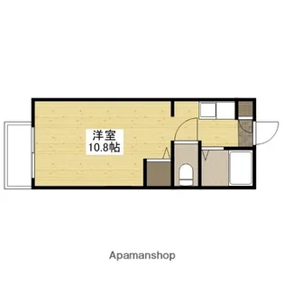 広島県広島市中区光南3丁目【アパート】の間取り