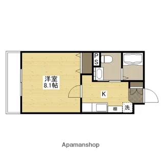 広島県広島市安佐南区大町東1丁目【マンション】の間取り