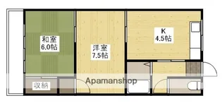 広島県広島市南区翠5丁目【マンション】の間取り