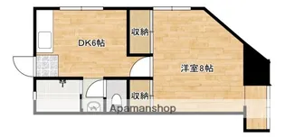 第一津広ビル【4階】の間取り