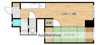 第一津広ビル【4階】の間取り