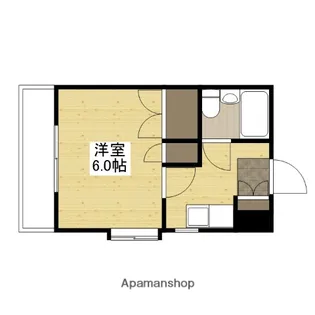 M山肩ビル【4階】の間取り