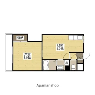 ヴィオラ大芝【4階】の間取り