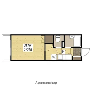 広島県広島市西区楠木町4丁目【マンション】の間取り
