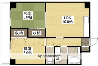 プーテゥジュール1番街【3階】の間取り