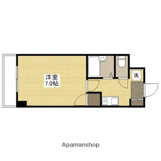 シャローム村岡【3階】の間取り