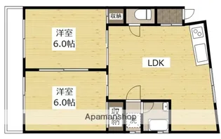 平和ビル【9階】の間取り