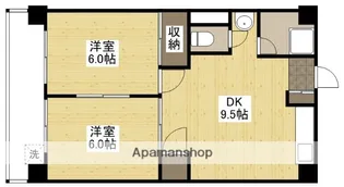 第2今井ビル【2階】の間取り