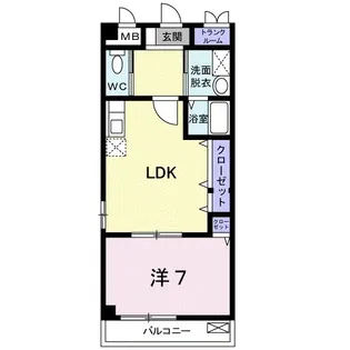 CASA&MICHIROOM戸坂桜上【4階】の間取り