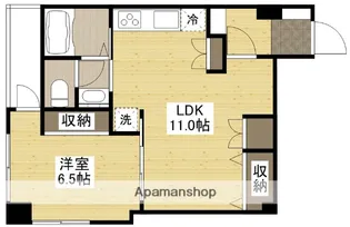 シャトレ三陽【9階】の間取り