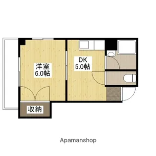 房尾本店楠木ビル【3階】の間取り
