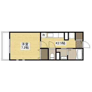 リベレアキタ【2階】の間取り