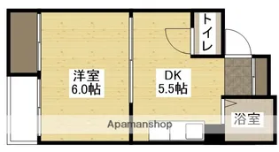 コーポラス丸吉【1階】の間取り