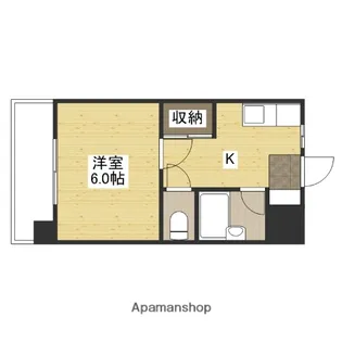 第1ガーデンビル【4階】の間取り