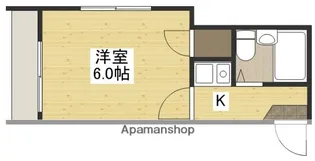 広島県広島市安芸区船越2丁目【アパート】の間取り